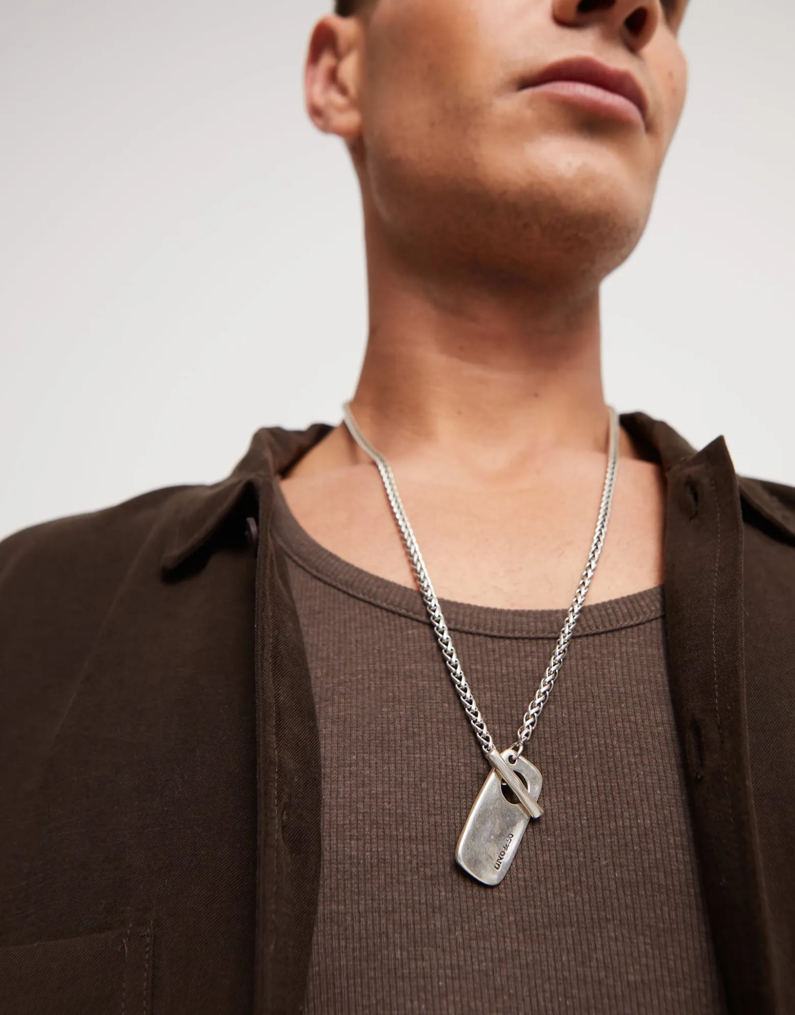 Adjustable link chain necklace