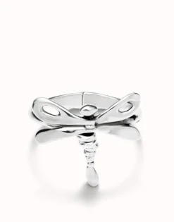 Bangle bracelet with a dragonfly