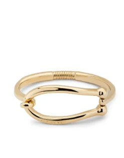 Bangle bracelet with large link