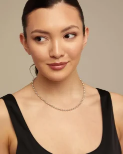 Beaded chain necklace