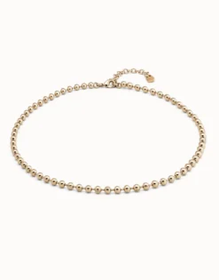 Beaded chain necklace
