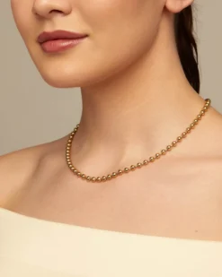 Beaded chain necklace