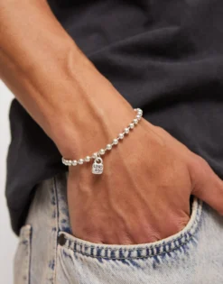 Beaded charm bracelet