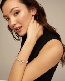 Beaded stretch bracelet