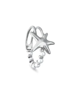 Bracelet with pearls and starfish