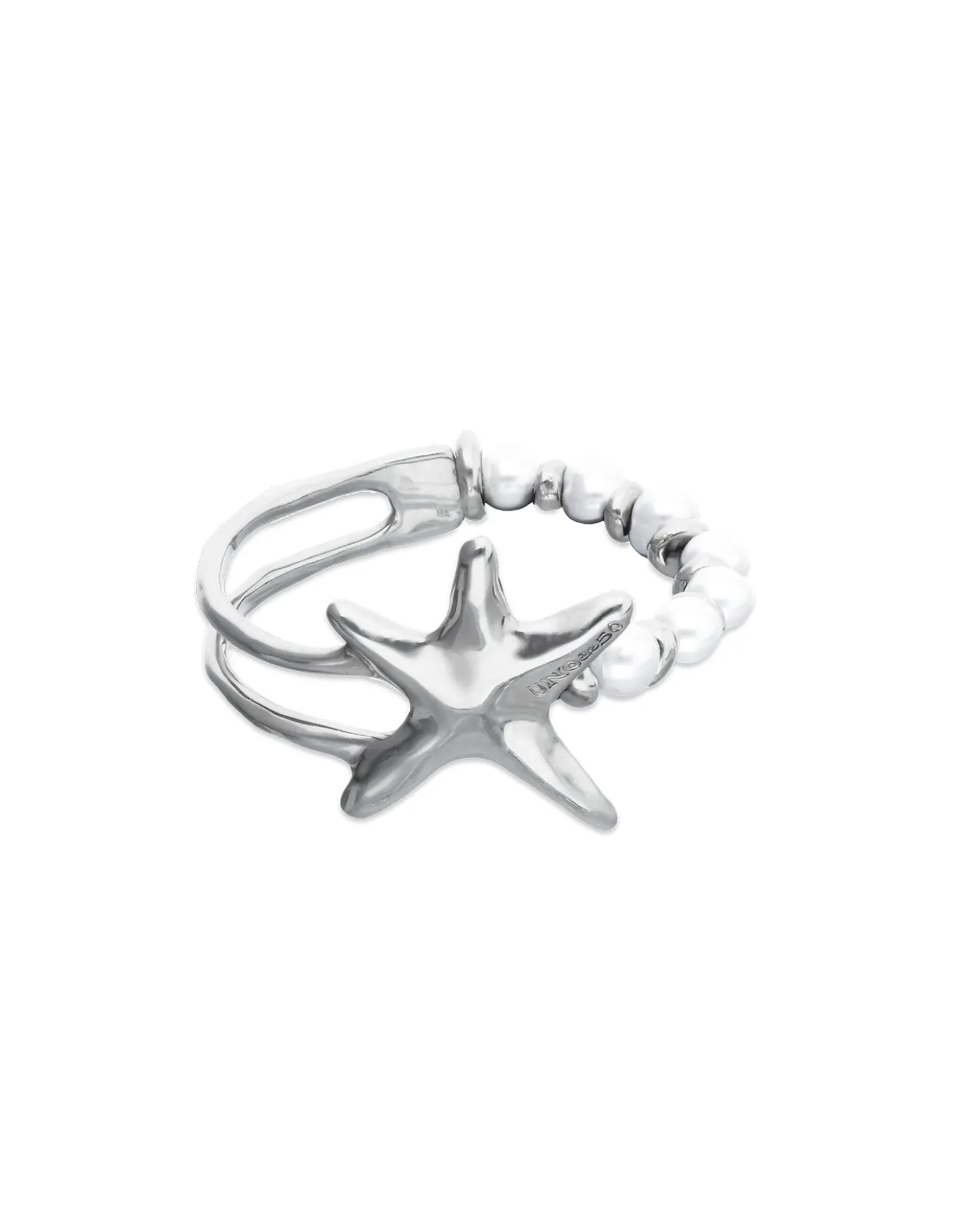 Bracelet with pearls and starfish