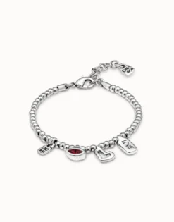 Bracelet with red crystal