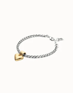 Chain bracelet with small heart detail