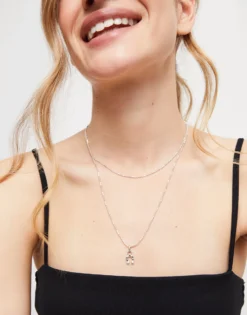 Chain charm necklace