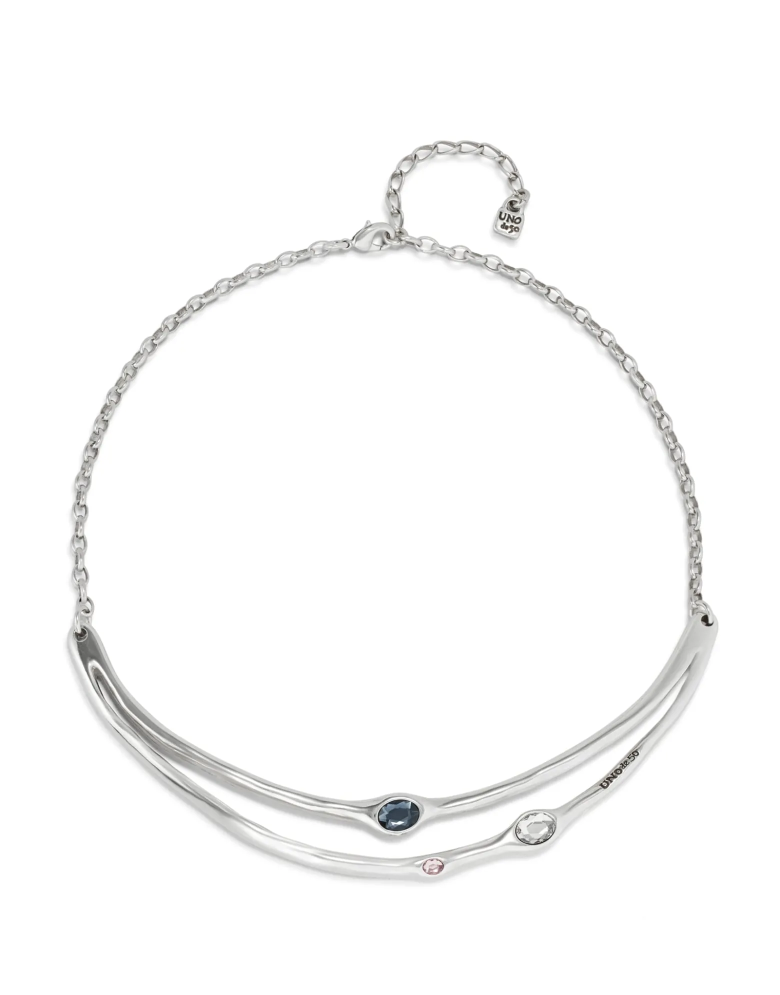 Choker necklace with crystals
