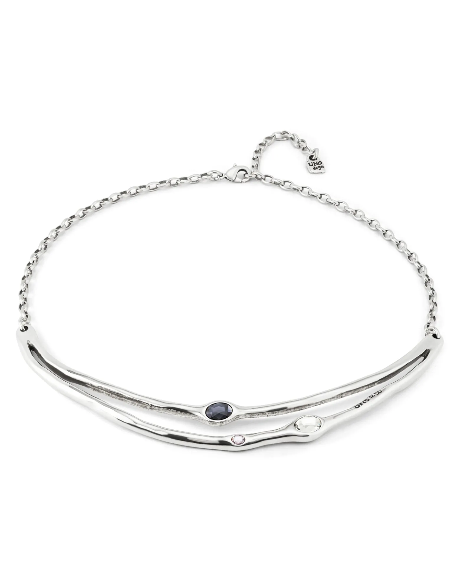 Choker necklace with crystals
