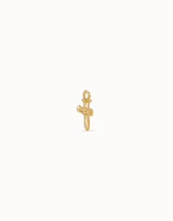 Cross Single Hoop Charm