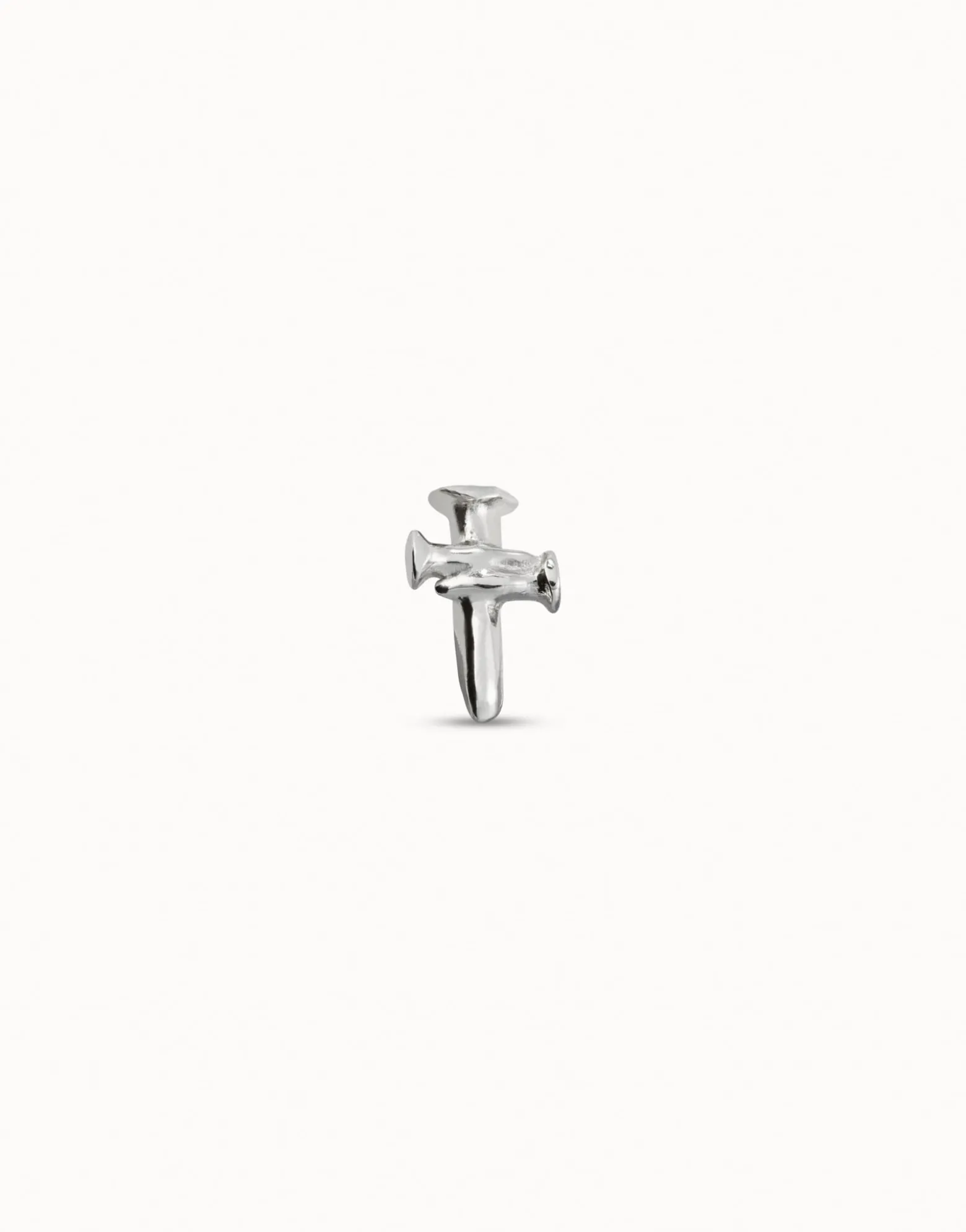 Cross Single Hoop Charm