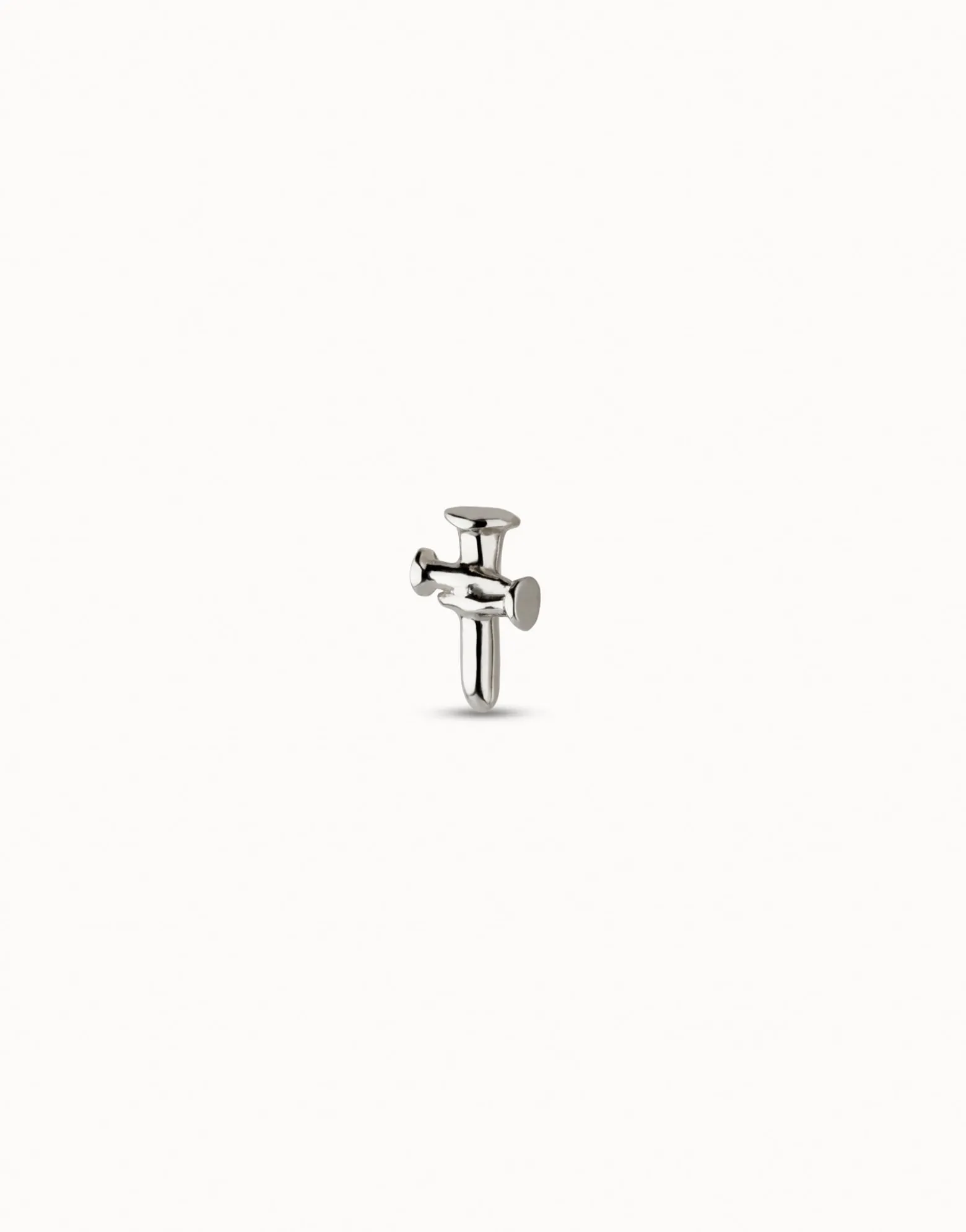 Cross Single Hoop Charm