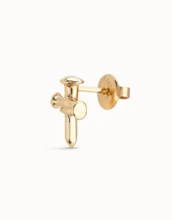 Cross Single Stud Earring