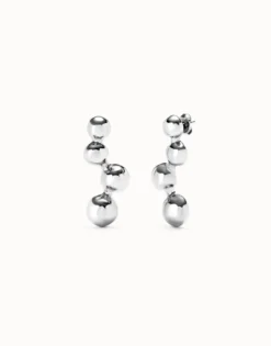 Drop earrings with beads