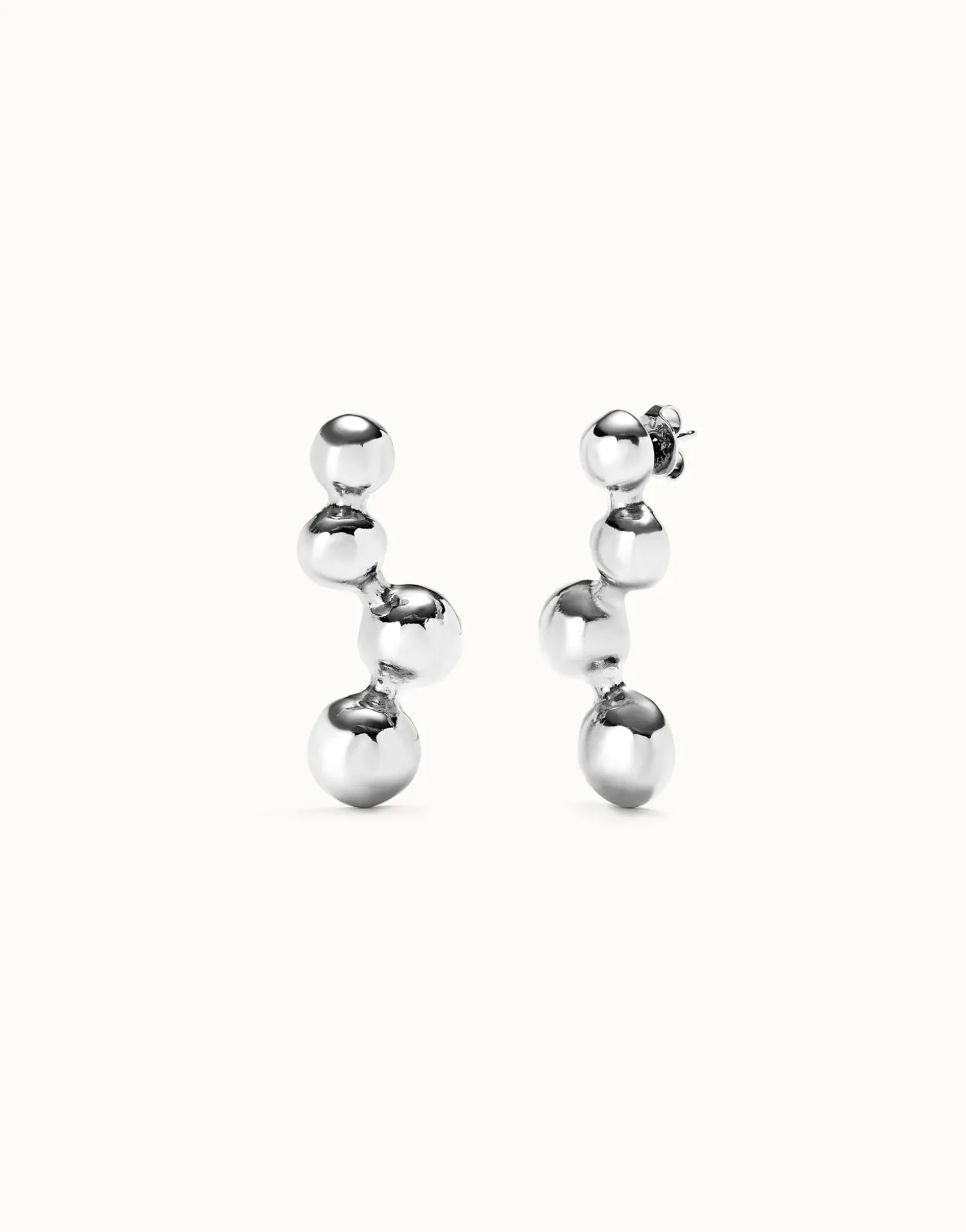 Drop earrings with beads