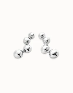 Drop earrings with beads