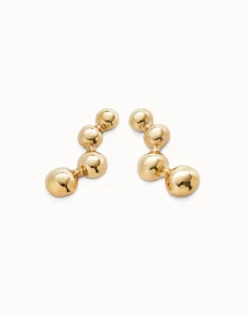 Drop earrings with beads
