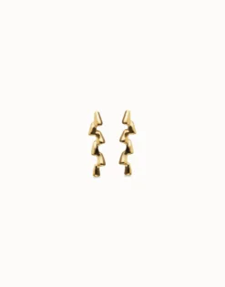 Elongated zigzag earrings