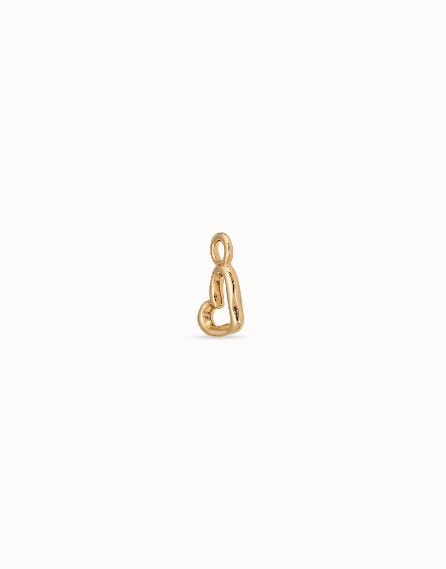 Hollow heart piercing charm