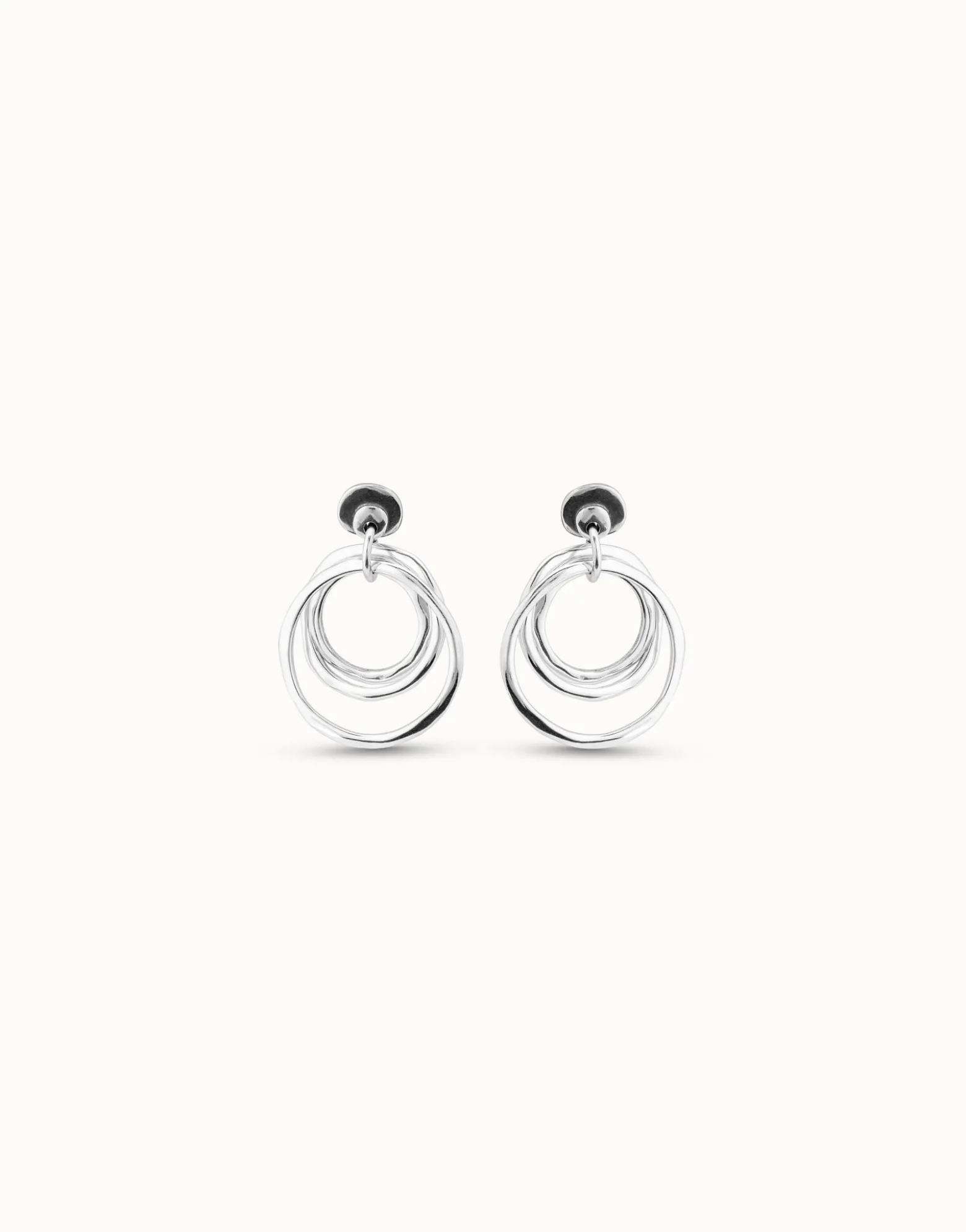 Irregular hoop earrings
