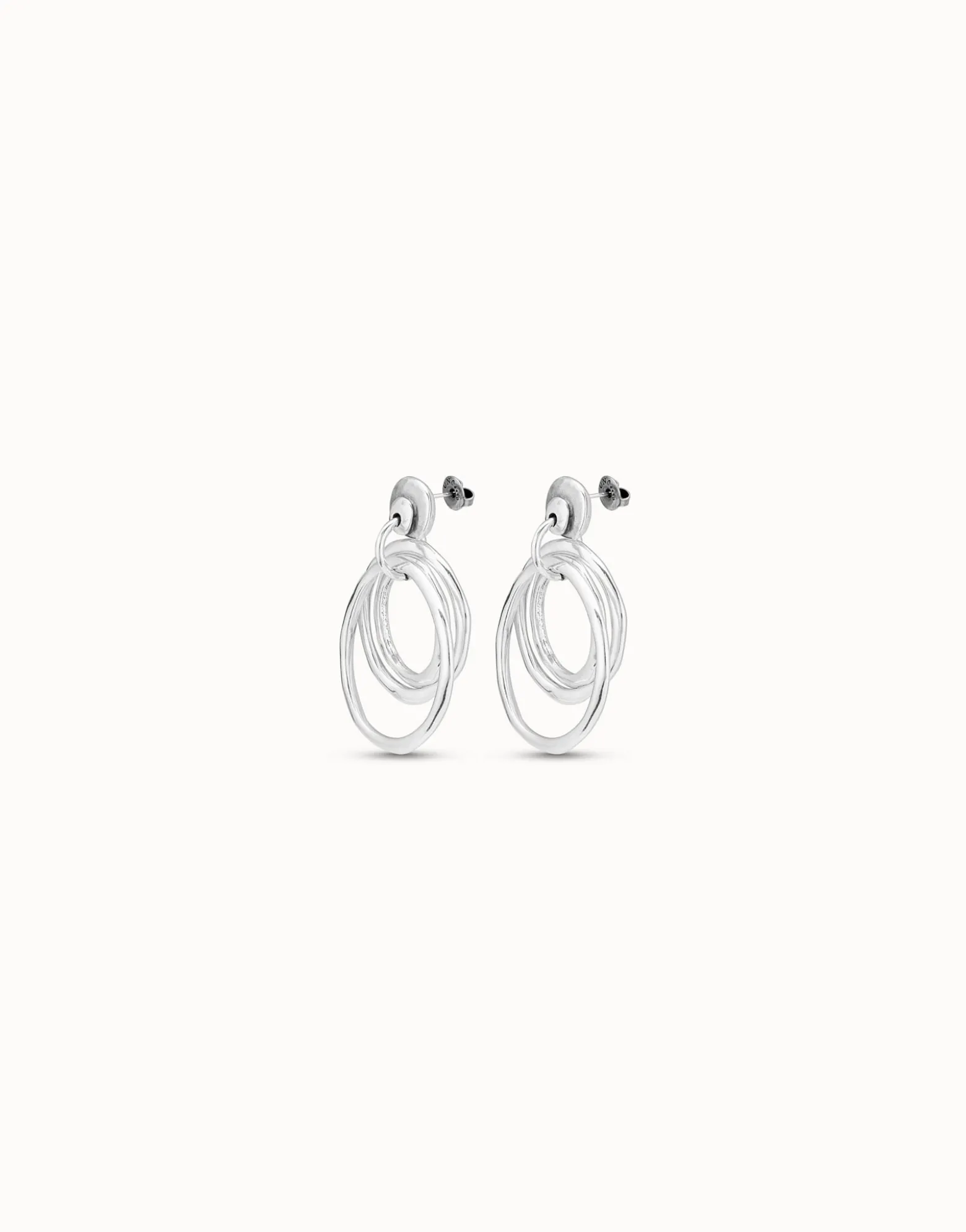 Irregular hoop earrings