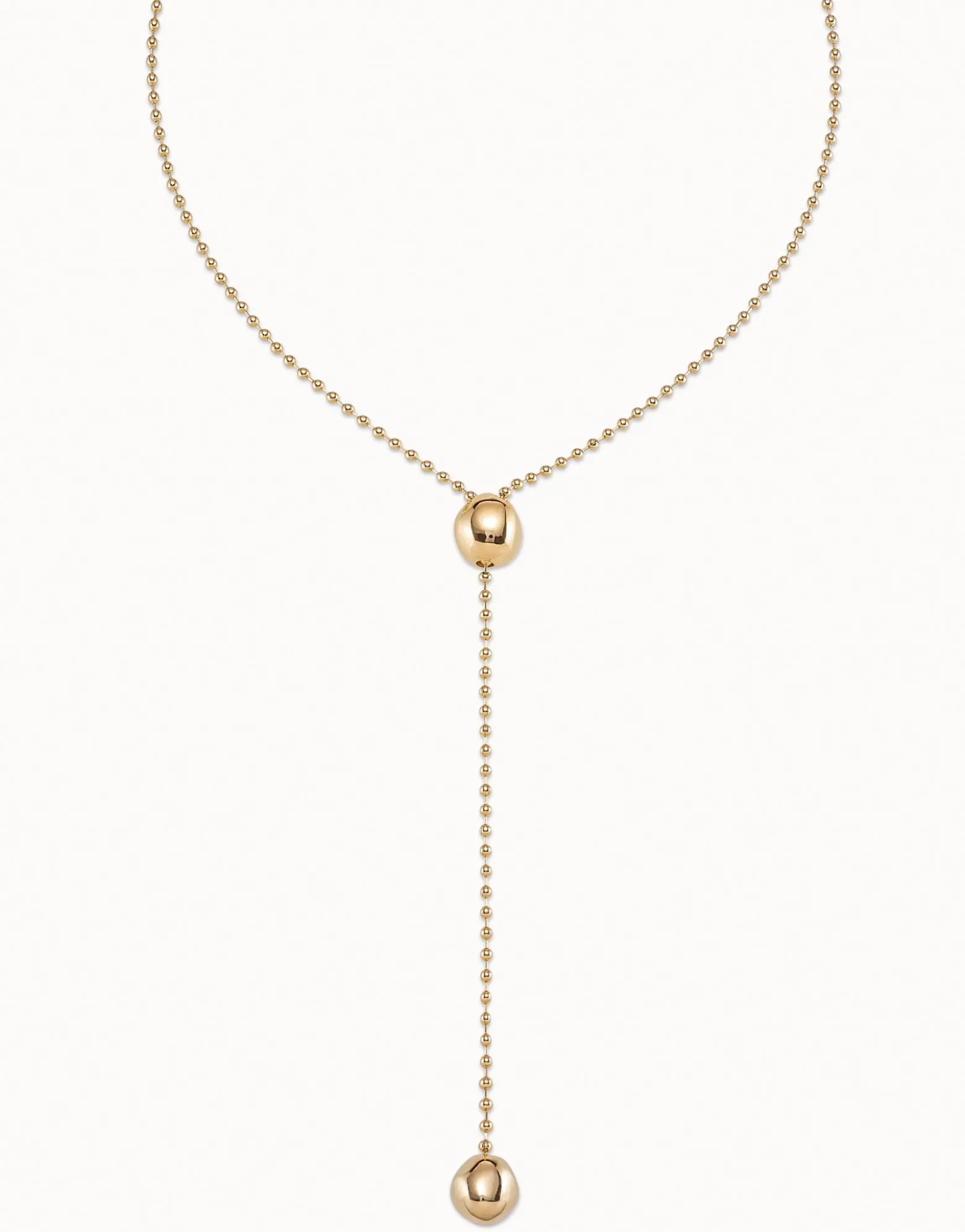 Long adjustable chain necklace