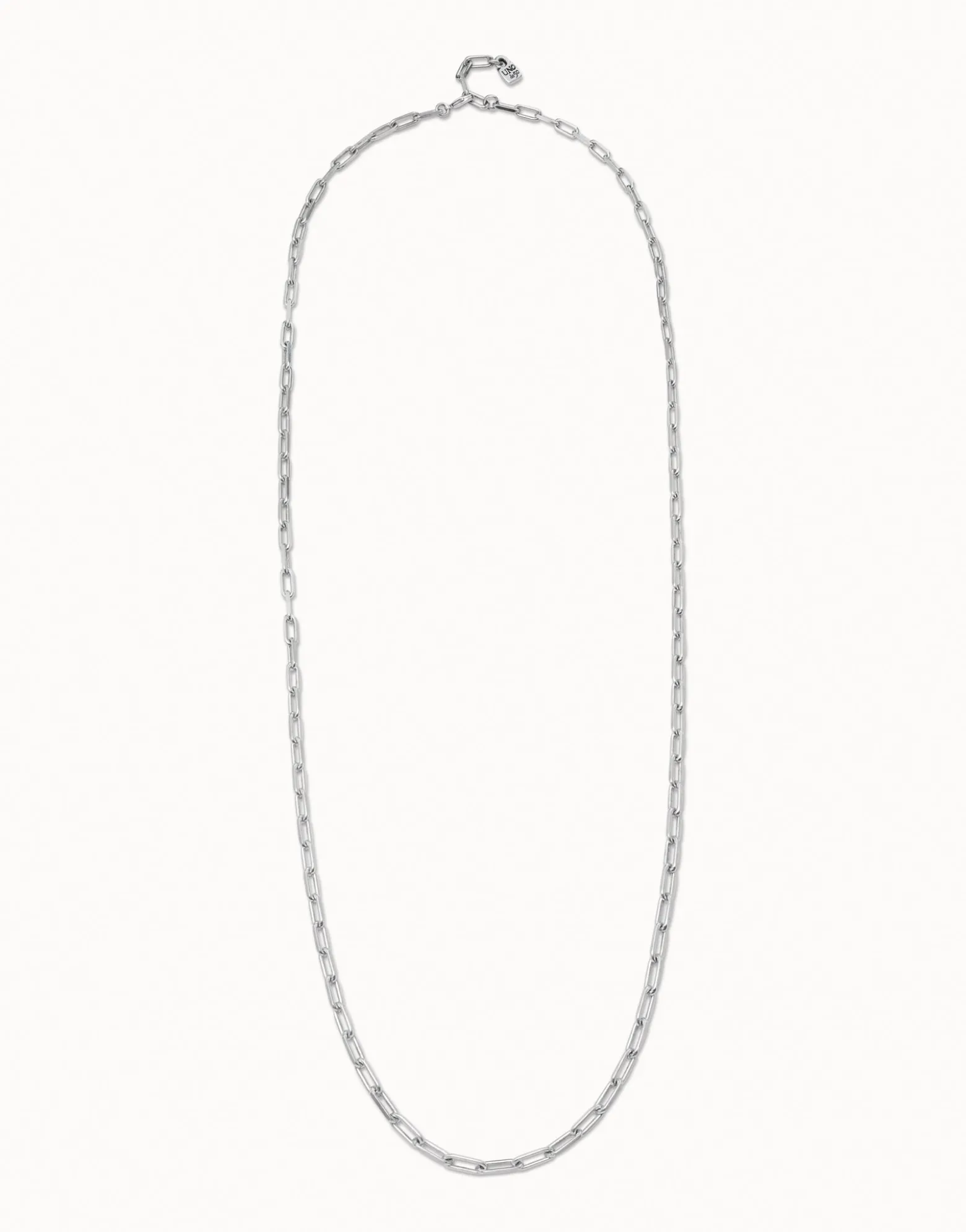 Long link chain charm necklace