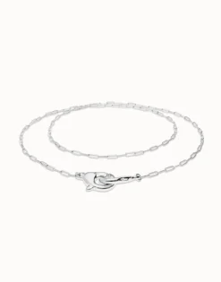 Long necklace with interlocking carabiner