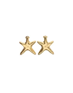 Medium starfish-shaped earrings