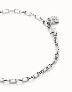 Mid-sized link charm chain bracelet