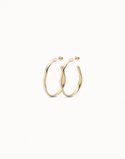 Open hoop earrings