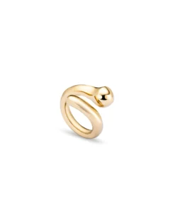 Open ring with organic design