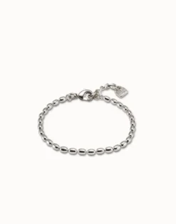 Oval link chain charm bracelet