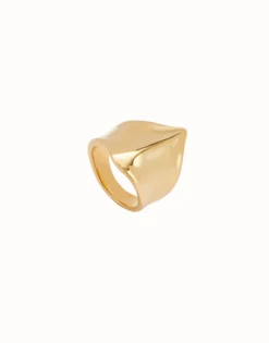 Ring with the shape of a manta ray