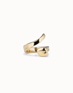 Ring with three organic shapes