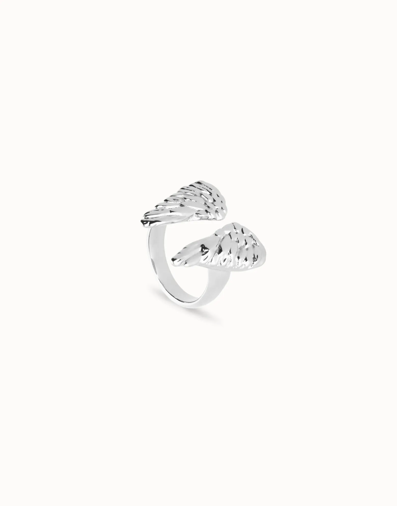 Ring with wing design