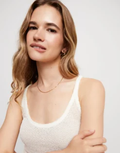 Short link chain charm necklace