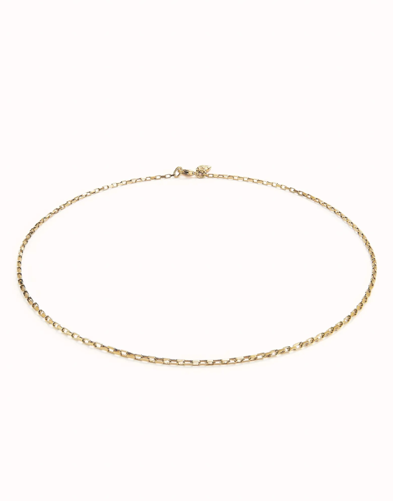 Short link chain charm necklace