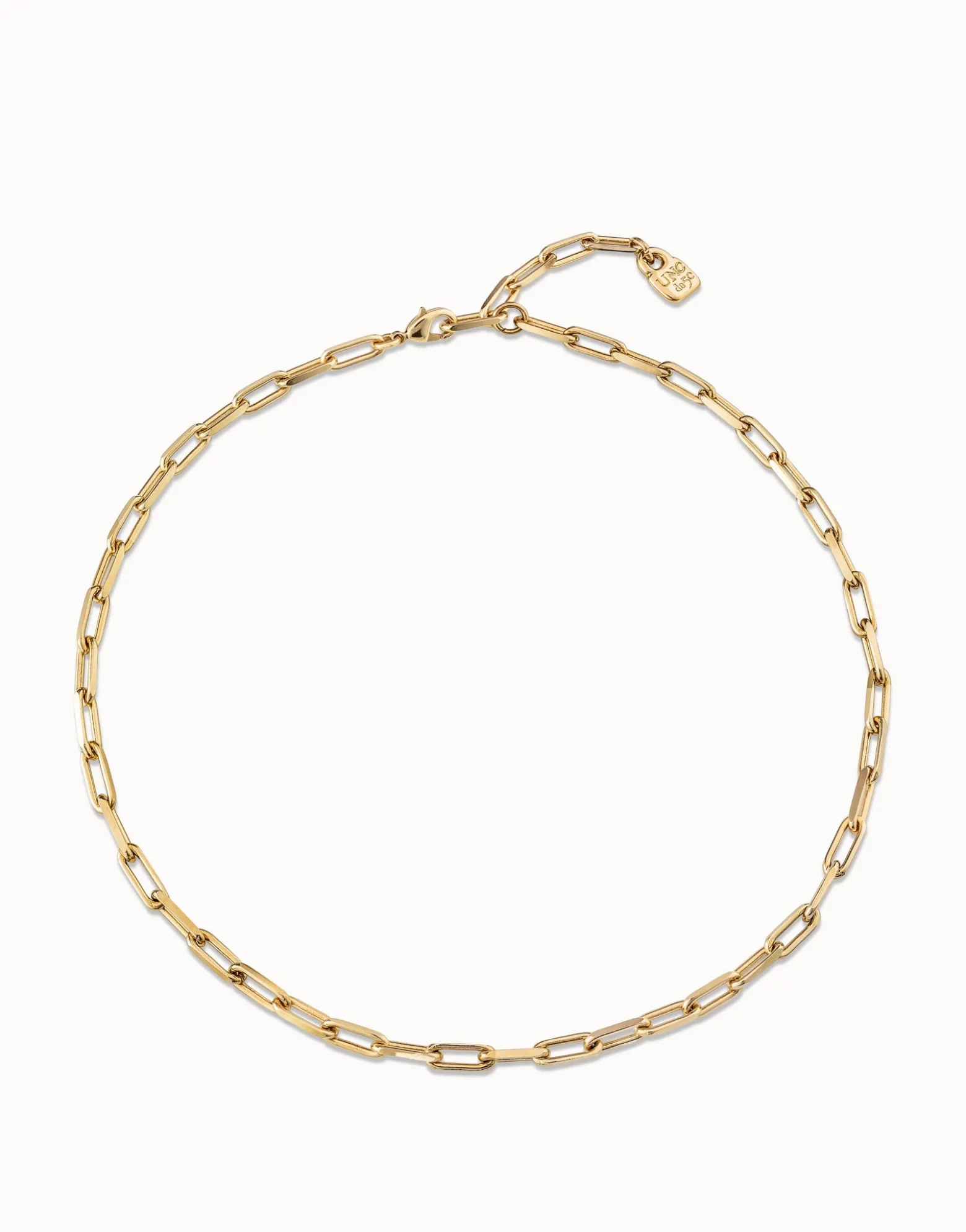 Short link chain charm necklace