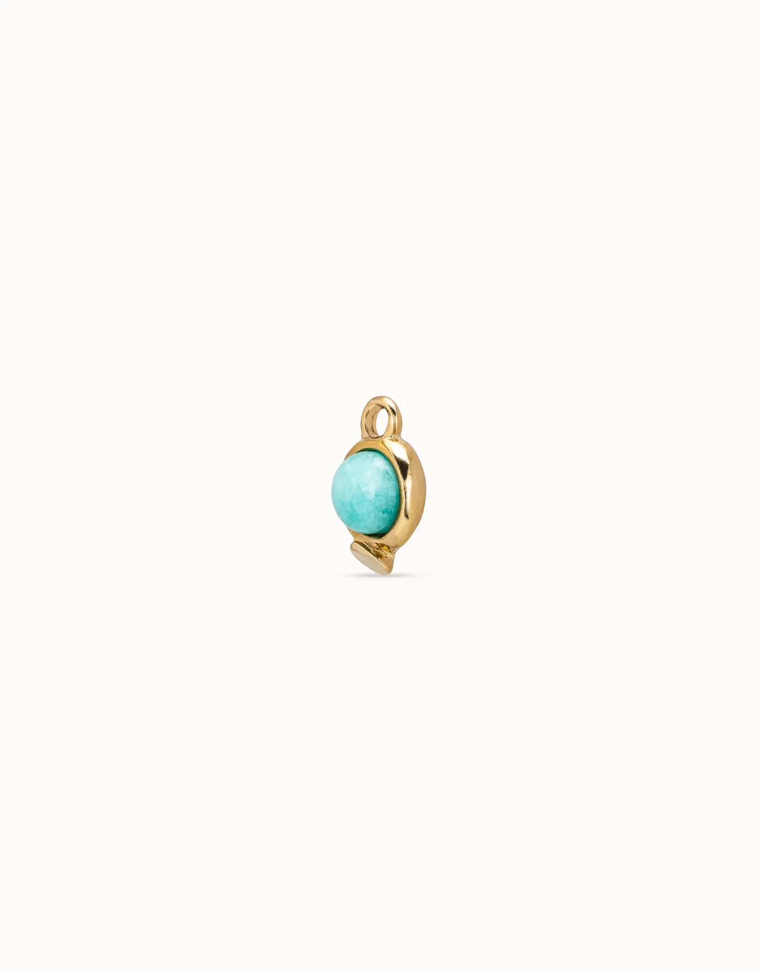 Single Hoop Charm With A Cristal
