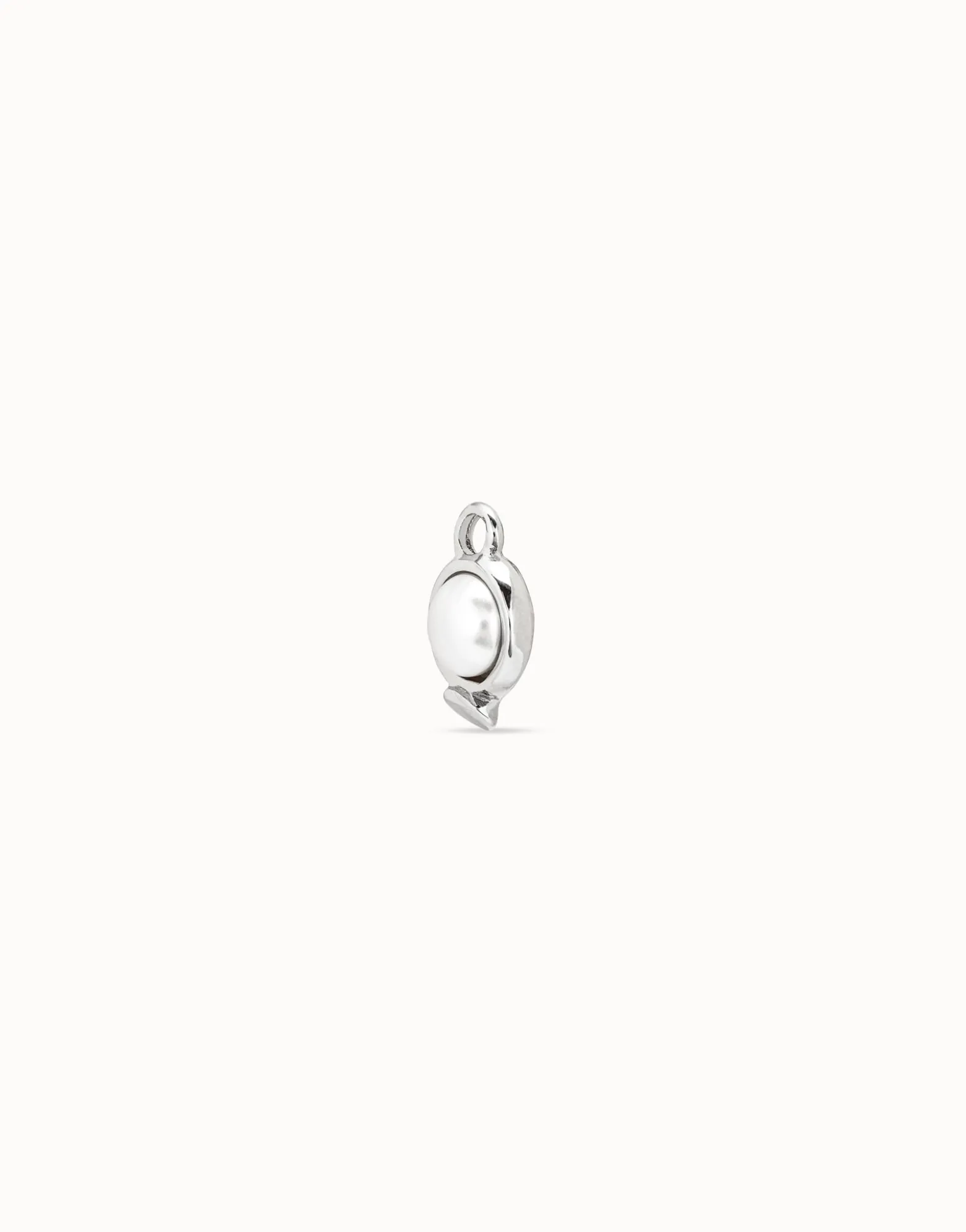 Single Hoop Charm With A Cristal