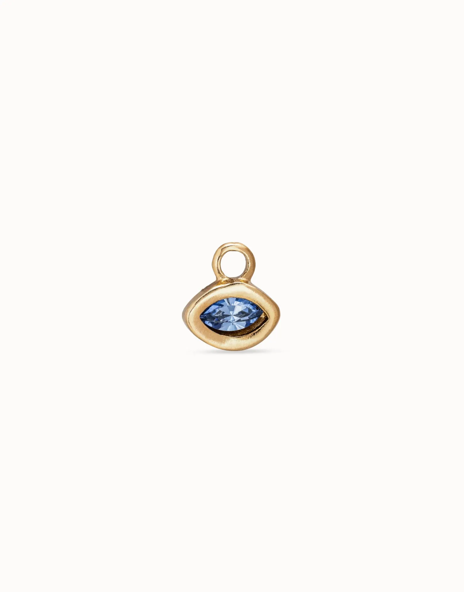Single Hoop Charm With A Crystal
