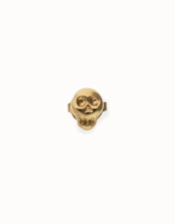 Skull single stud earring