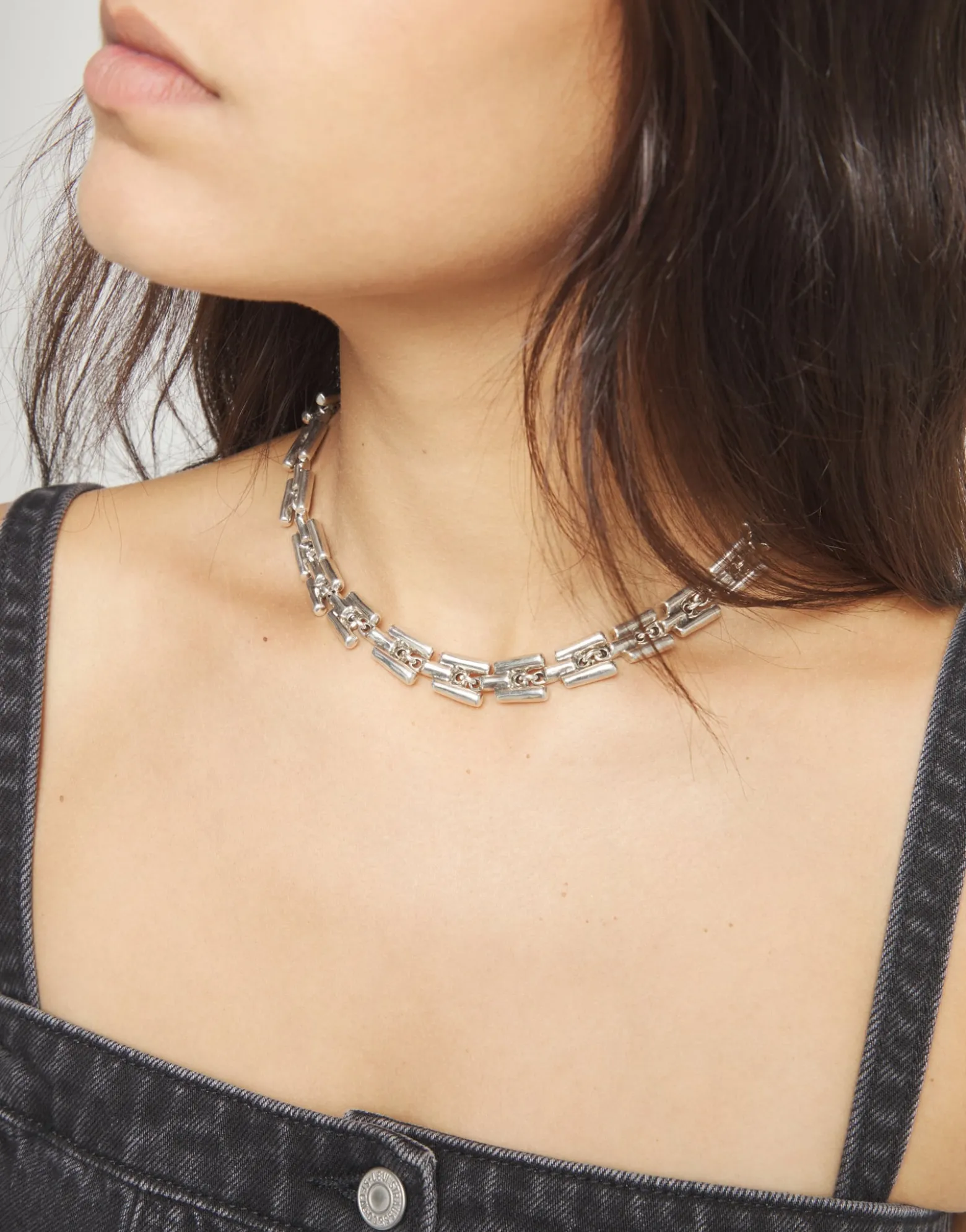Square links chain bracelet