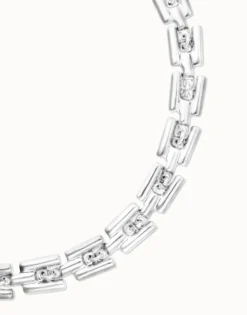 Square links chain bracelet