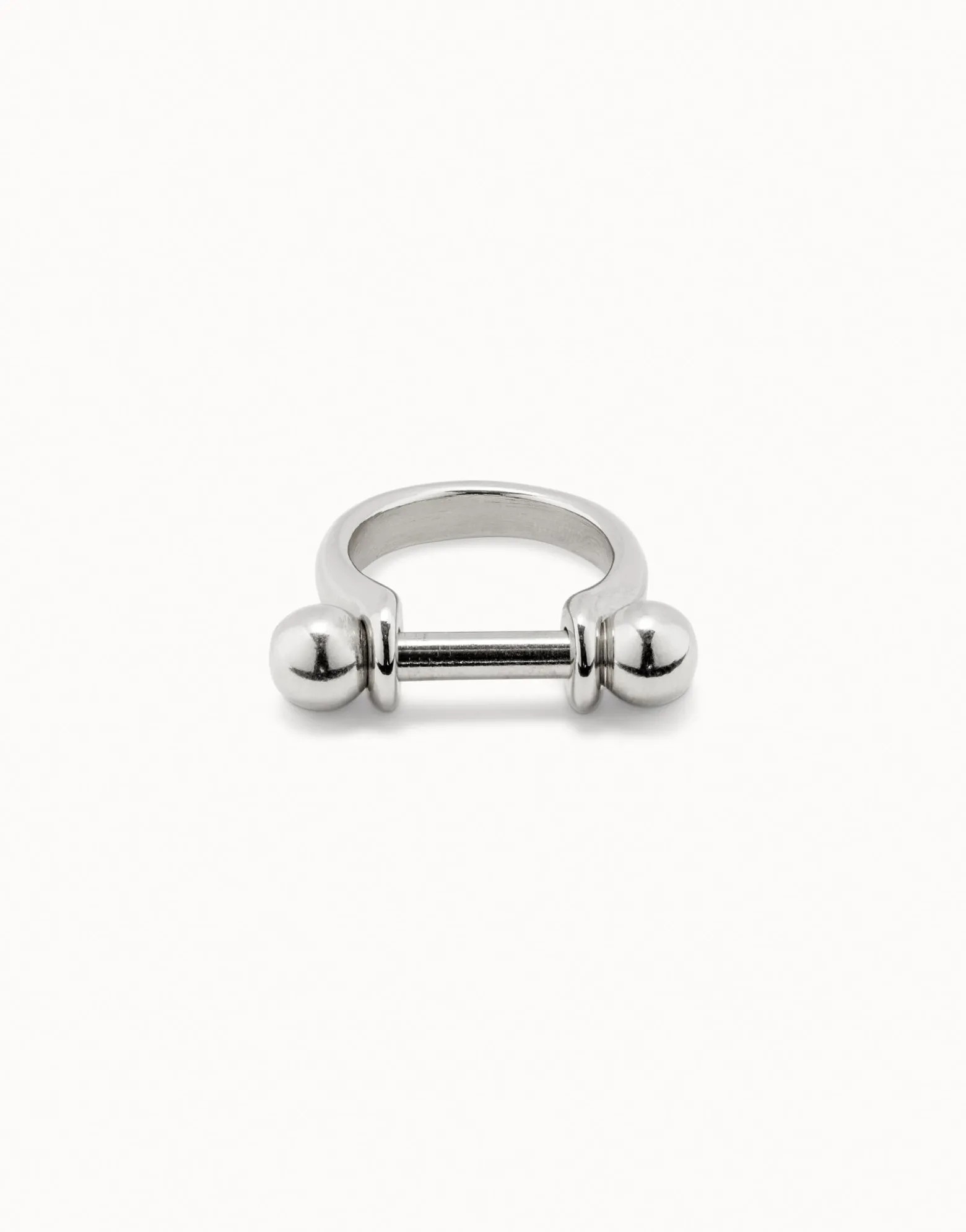 Wide ring with textured finish