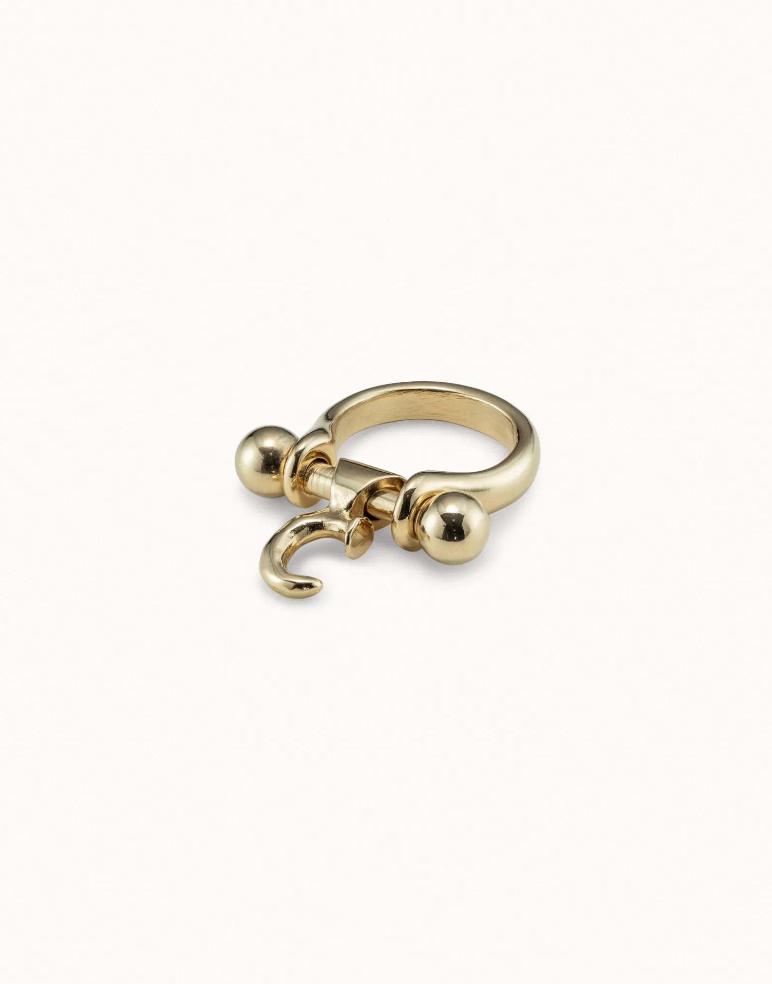 Wide ring with textured relief