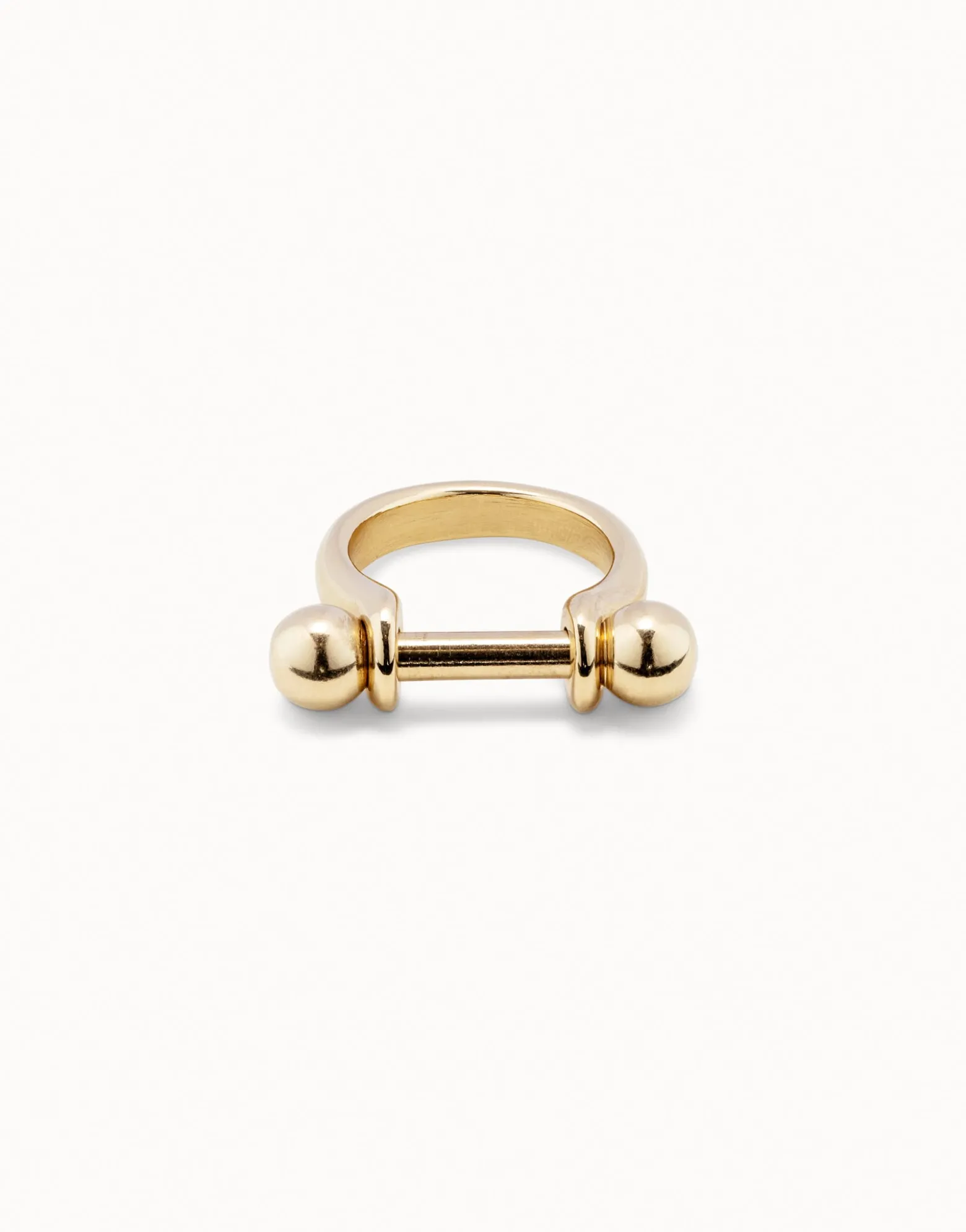 Wide ring with textured relief